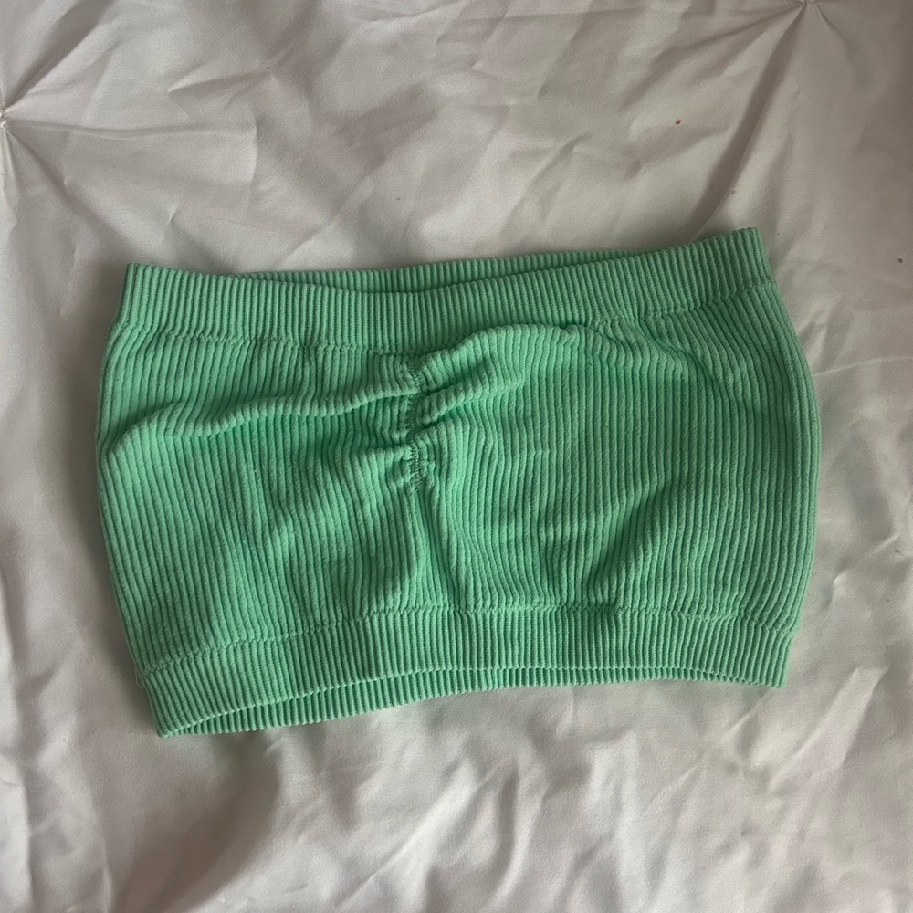 American Eagle Mint Ribbed Bandeau